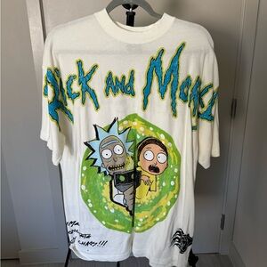 Civil Regime x Rick & Morty oversized T shirt size Small